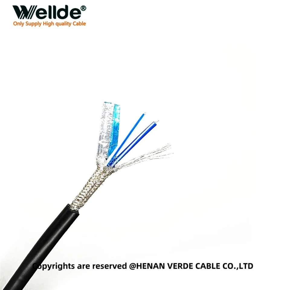 2 Core 0.75mm PVC Control Shielded Cable factory