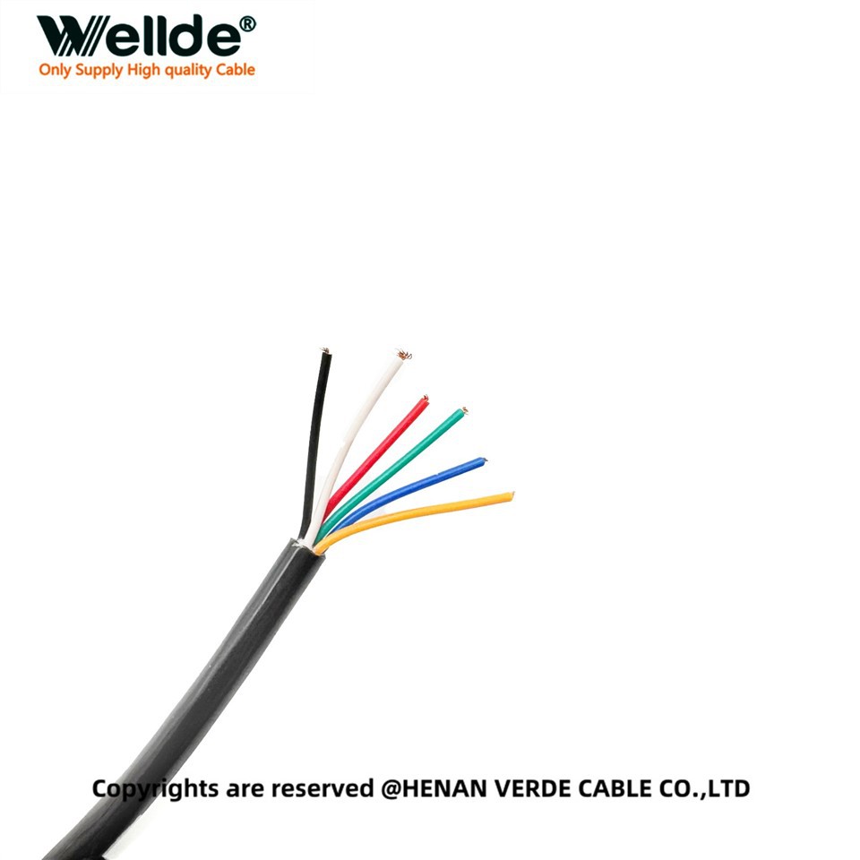 6 Core 0.12mm Coiled Cable factory