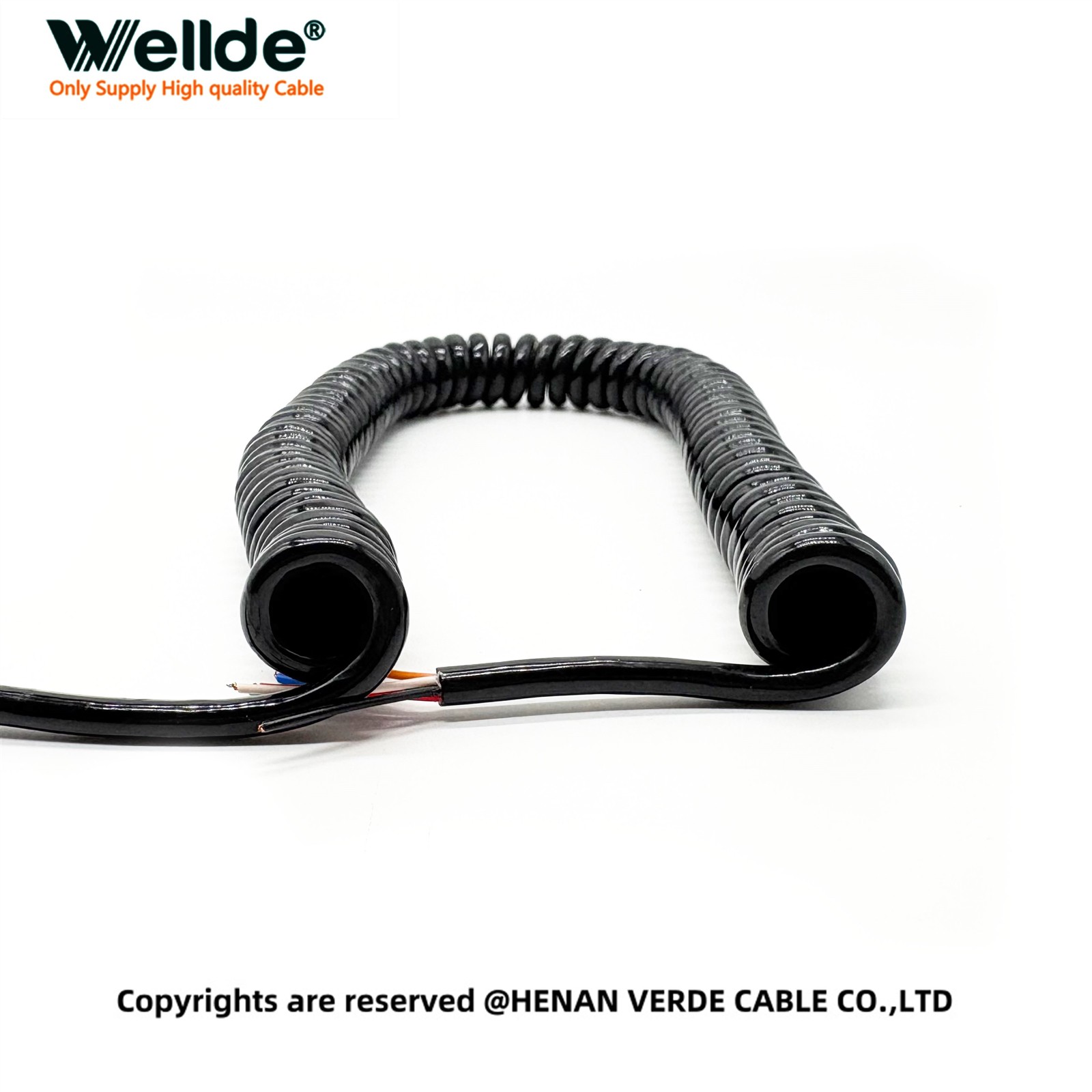 Spiral extension cable
